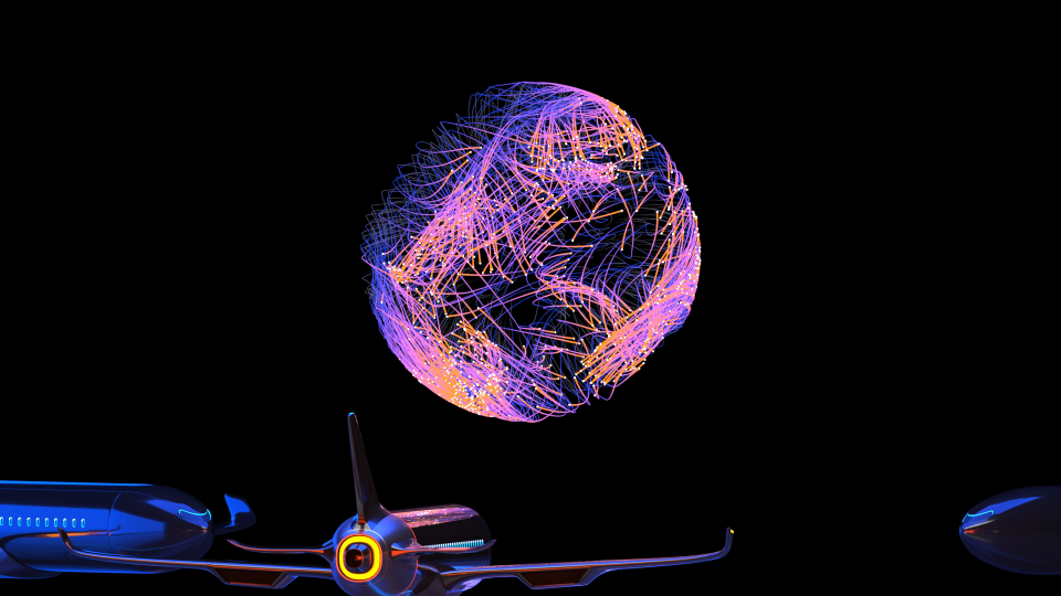 vignette avion bigbang li-fi latécoère, projet motion design toulouse